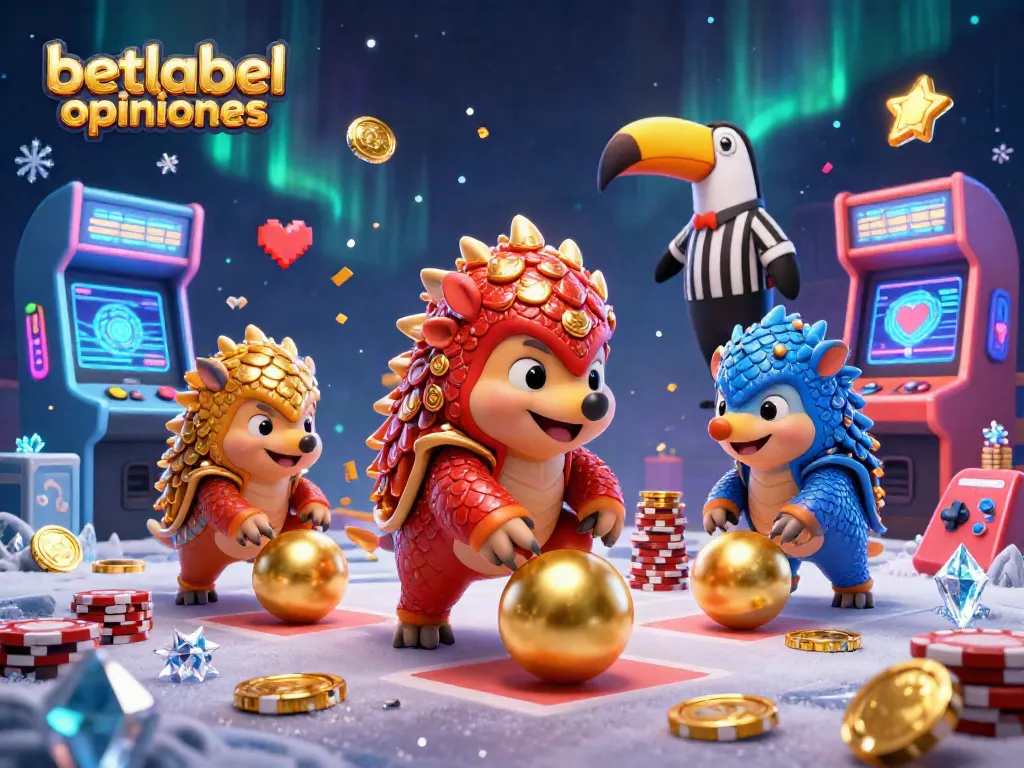 Experience thrilling betlabel opiniones with dynamic pangolins in a vibrant casino scene.