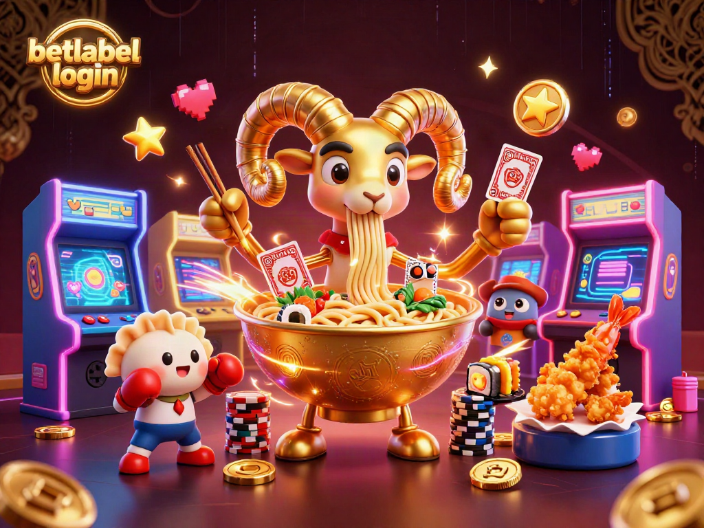 Experience the excitement of betlabel login with a vibrant 3D cartoon scene featuring animated casino characters and gaming elements.